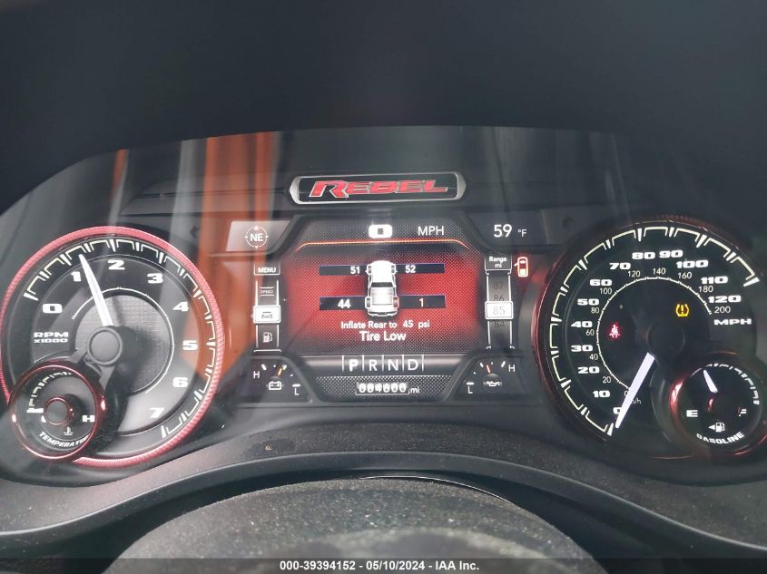 2019 RAM 1500 REBEL 4X4 5’7 BOX